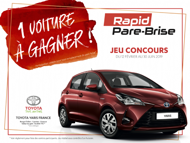 Gagnez une voiture avec Rapid Pare-Brise : règlement du jeu